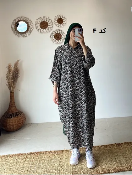 پیراهن نخی هیلدا