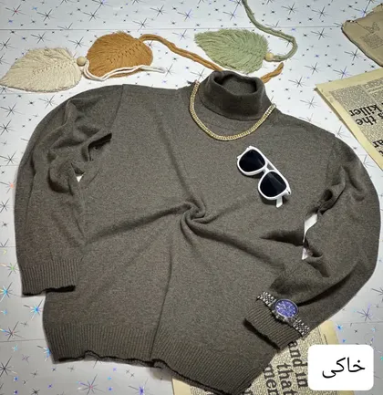 بافت یقه اسکی دوک _ کد 2031