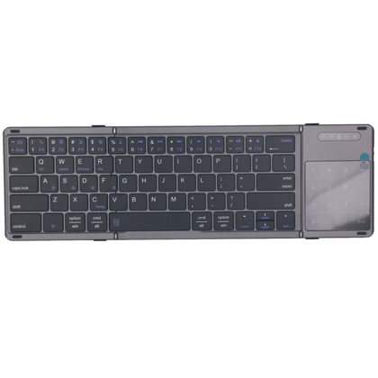 کیبورد بی‌سیم تاشو شارژی با تاچ پد Foldable Keyboard