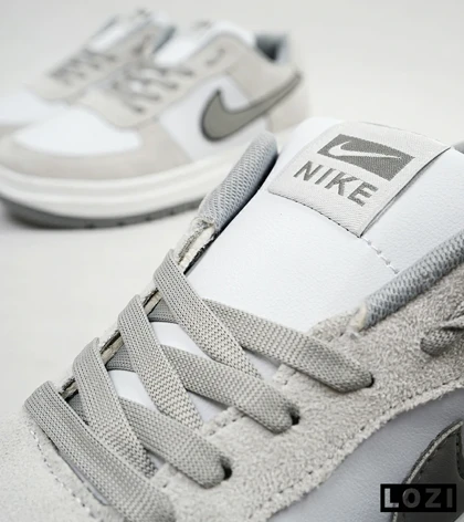 کفش کتانی بزرگ پا طوسی نایک NIKE AIR FORCE