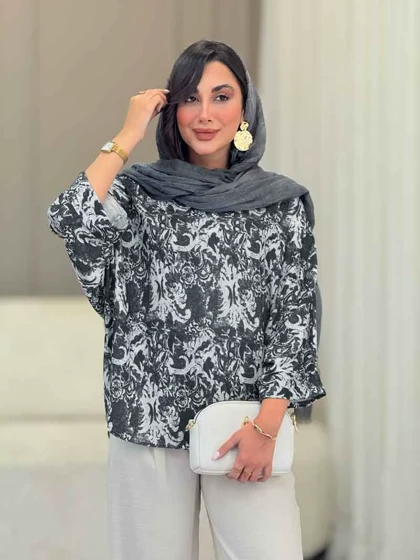 مانتو پانچ طرح دار