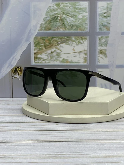 عینک آفتابی پرسول مدل PO3229/S فریم استات کائوچو، عدسی شیشه‌ای UV400 با وضوح دید فوق‌العاده