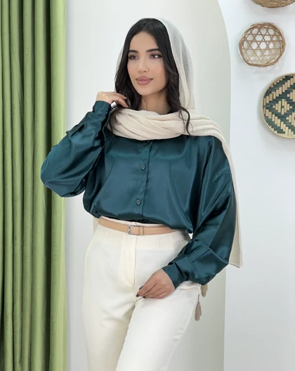 شومیز ساتن آتوسا(73)کد:4654