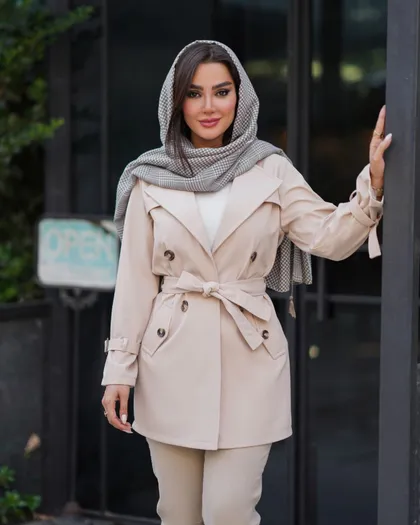 بارانی مدل کوتاه ژیله کوچک کد 734