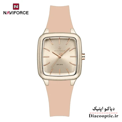 ساعت مچی زنانه برند نیوی فورس مدل Do-NAVIFORCE 5055 بند رابر