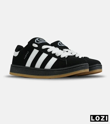 کفش کتانی مردانه و زنانه مشکی سفید ADIDAS Campus مدل 7644