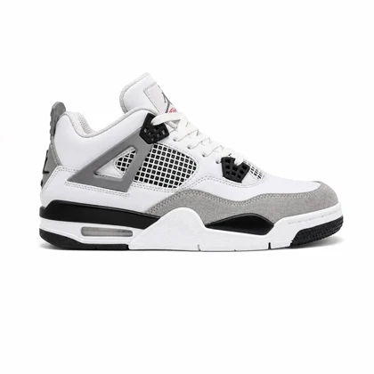 کفش و کتانی مردانه ساق‌دار مدل جردن NIKE AIR JORDAN 4 رنگ سفید مشکی کد 2727