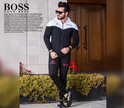 ست سویشرت و شلوار مردانه مدل Hugo boss