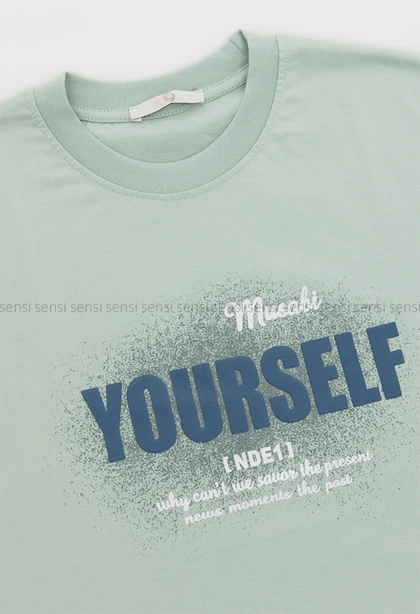 تیشرت باکسی yourselfکد1005860