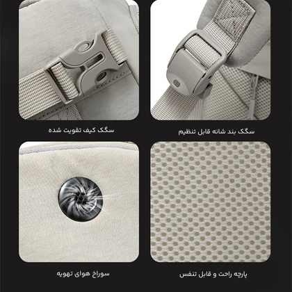 کوله پشتی سفری 24 لیتری بنج BANGE BG-8121 طرح چمدان