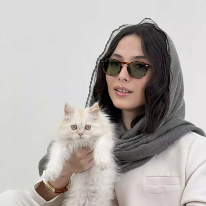 عینک آفتابی زنانه فریم طرحدار