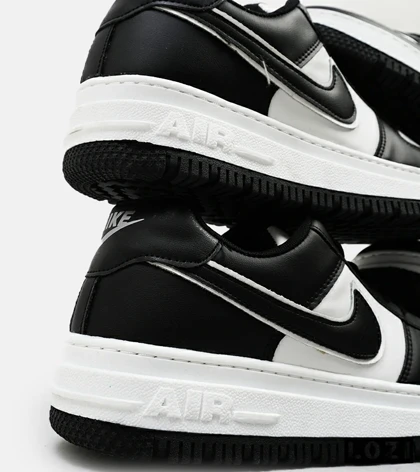 کفش کتانی مردانه و زنانه مشکی سفید نایک NIKE AIR FORCE مدل 4273