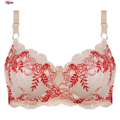 ست شورت و سوتین زنانه کارنا رز مدل فنردار کرم کد 5033-2038