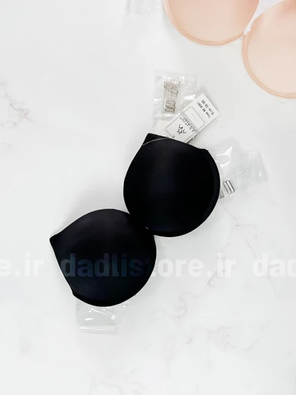 سوتین اسفنجی فنر دار پشت ژله ای بند نامرئی