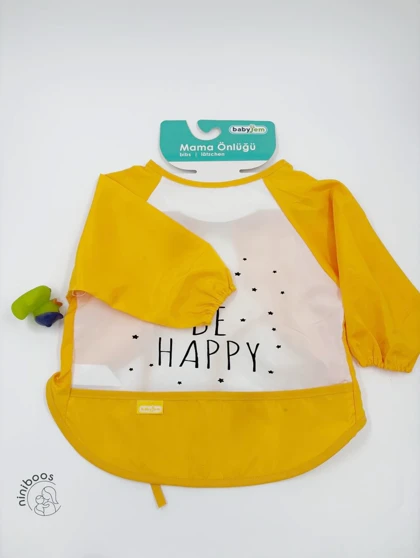 پیشبند کودک آستین دار هپی بیبی جم baby jem