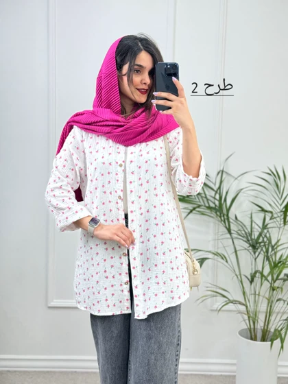 مانتو دخترانه شکوفه