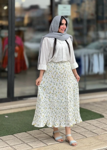 دامن پینترستی آسترکشی شده وارداتی کد 818