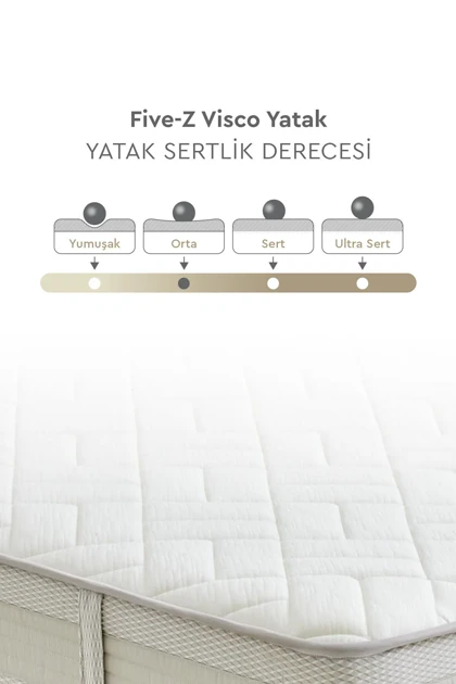 تشک دو نفره Yataş مدل Five-Z Hybrid - سفید