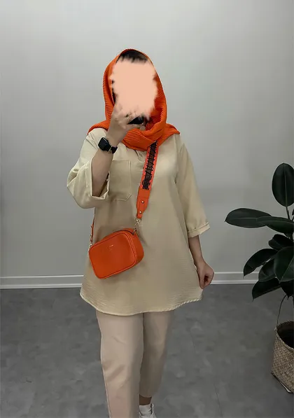 مانتو جلو بسته ساناز