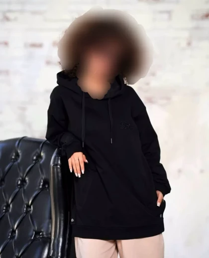 هودی کلاهدار بغل دکمه