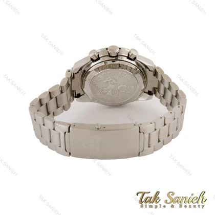 ساعت اومگا اسپیدمستر مردانه استیل صفحه مشکی Omega-5369-G