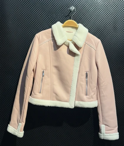 کاپشن بوفالو دخترانه زیپ کج