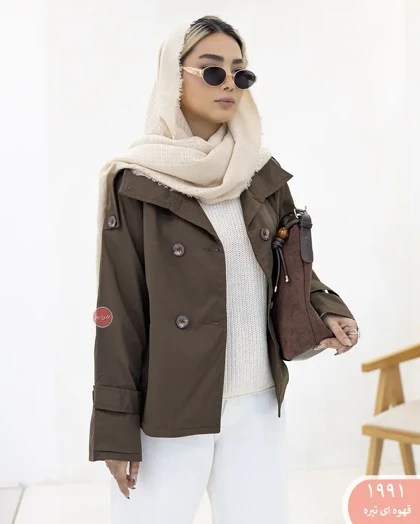 ترنج کت یقه ایستاده آیرال 1991