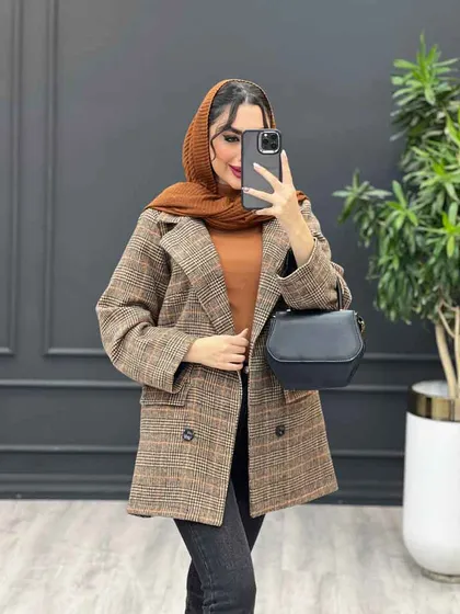 پالتو چهاردکمه دوجیب