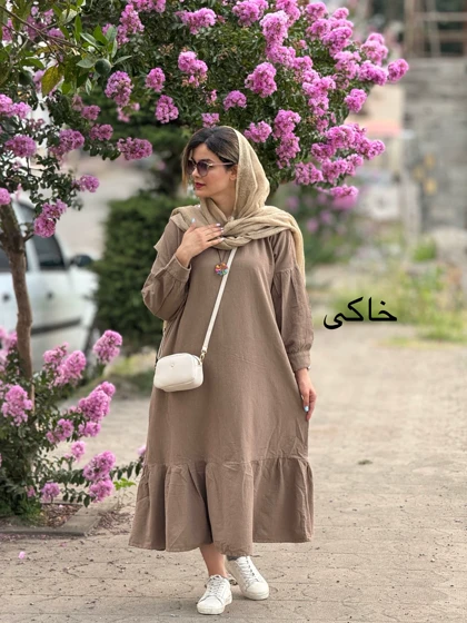 پیراهن مانتویی ساحل