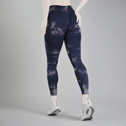 لگ سیملس ورزشی زنانه مدل 4B0118 بنفش تیره