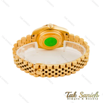 ساعت رولکس زنانه طلایی صفحه سبز Rolex-4517-M-L