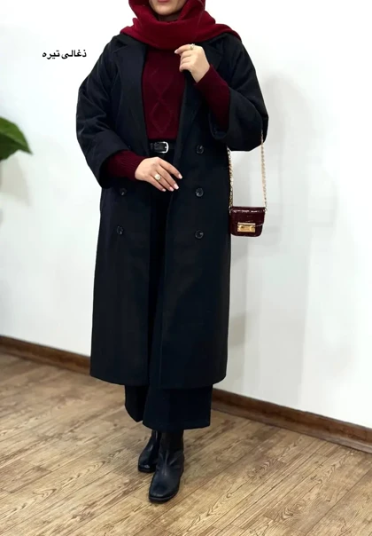 پالتو فوتر بلند آستردار آیسو دلبر 1