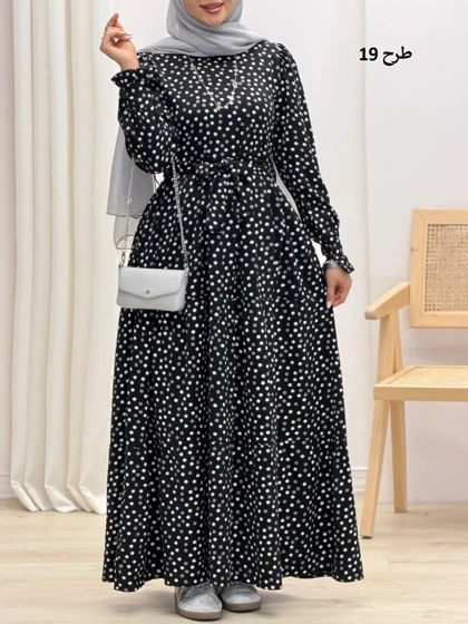 3357-پیراهن بلند پاریس