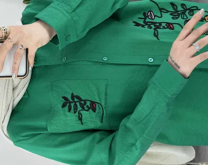 شومیز طرح چهره(41)کد3473
