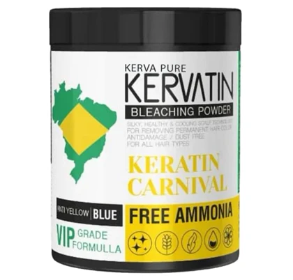 پودر دکلره رنگی کرواتین کارناوال KERVATIN CARNIVAL VIP حجم 400 گرمی