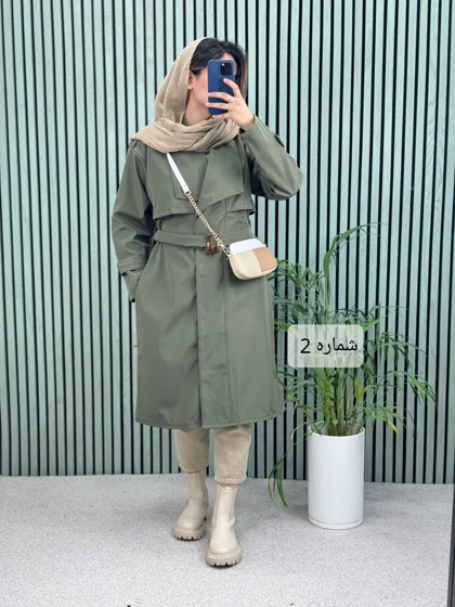 بارانی ضد آب بلند ( دارای ایراد جزئی )