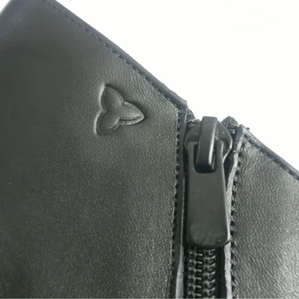 نیم بوت زنانه چرم یلسان مدل ویکات کد 689-GN