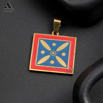 آویز میناکاری درفش کاویانی Derafsh Kaviani Enamel Pendant G01