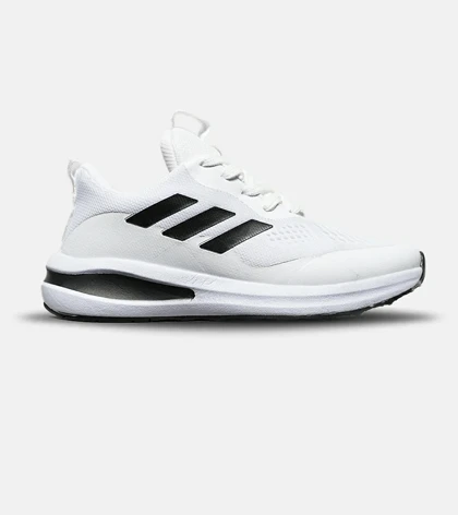 کفش کتانی مردانه و زنانه سفید مشکی ADIDAS BONCE مدل 8256