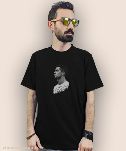 تیشرت مردانه و زنانه طرح کریستیانو رونالدو کد 960