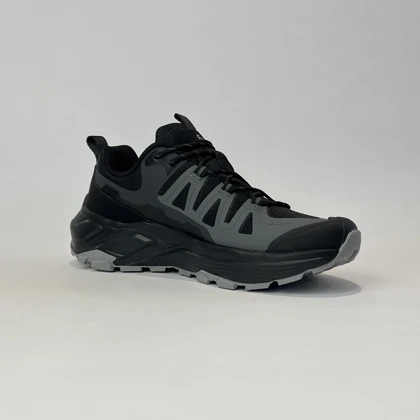 کفش پیاده روی گرونی طرح سالامون مشکی طوسی