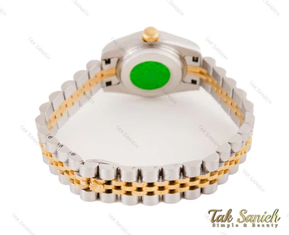 ساعت زنانه رولکس دیت جاست طلایی سیلور اسمال Rolex-3658-L