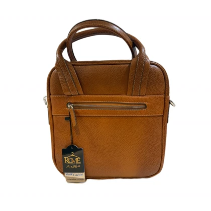 کیف دوشی چرم طبیعی301 عسلی
