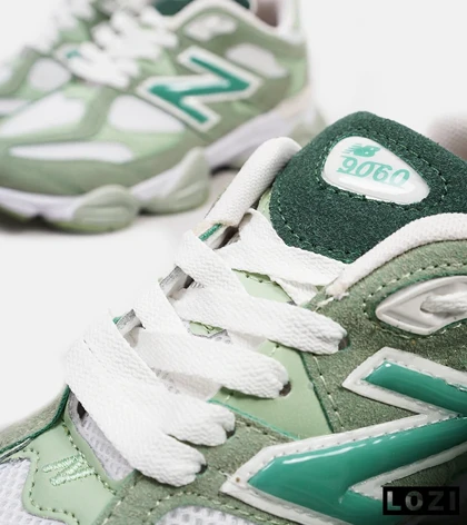 کفش کتانی زنانه سبز سفید NEW BALANCE 9060 مدل 4200