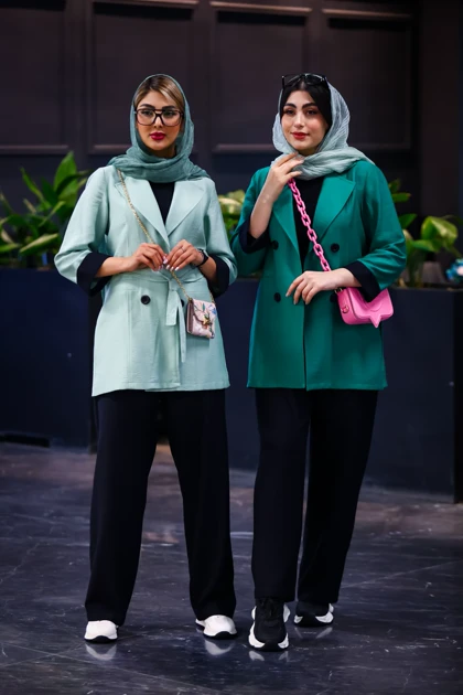 مانتو شلوار ترکیبی کرسپو