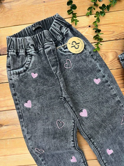 شلوار لی مام استایل دخترانه جدید