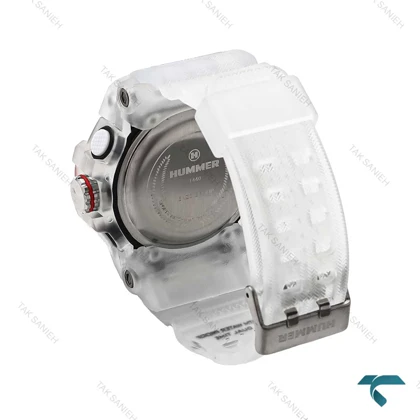 ساعت هامر مردانه 1440 دوزمانه شیشه ای Hummer-6517-G