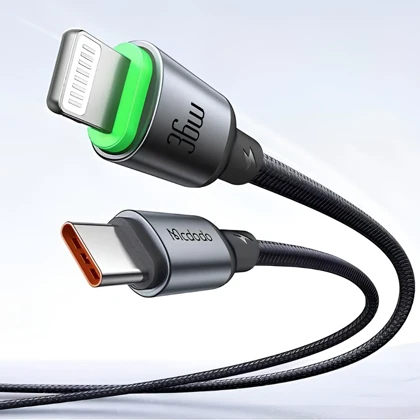 کابل تبدیل تایپ سی به لایتنینگ مک دودو مدل CA-6691 توان 36W