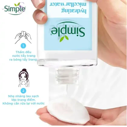 میسلار واتر آبرسان سیمپل Simple Hydrating Micellar Water حجم 400ml