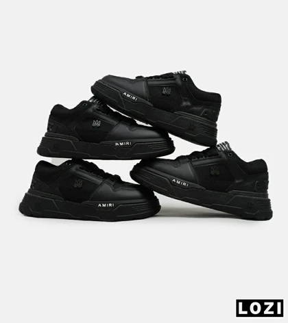 کفش کتانی مشکی AMIRI MA2 Leather